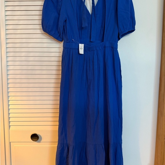 GAP Vibrant Blue Midi Dress - Picture 3 of 11